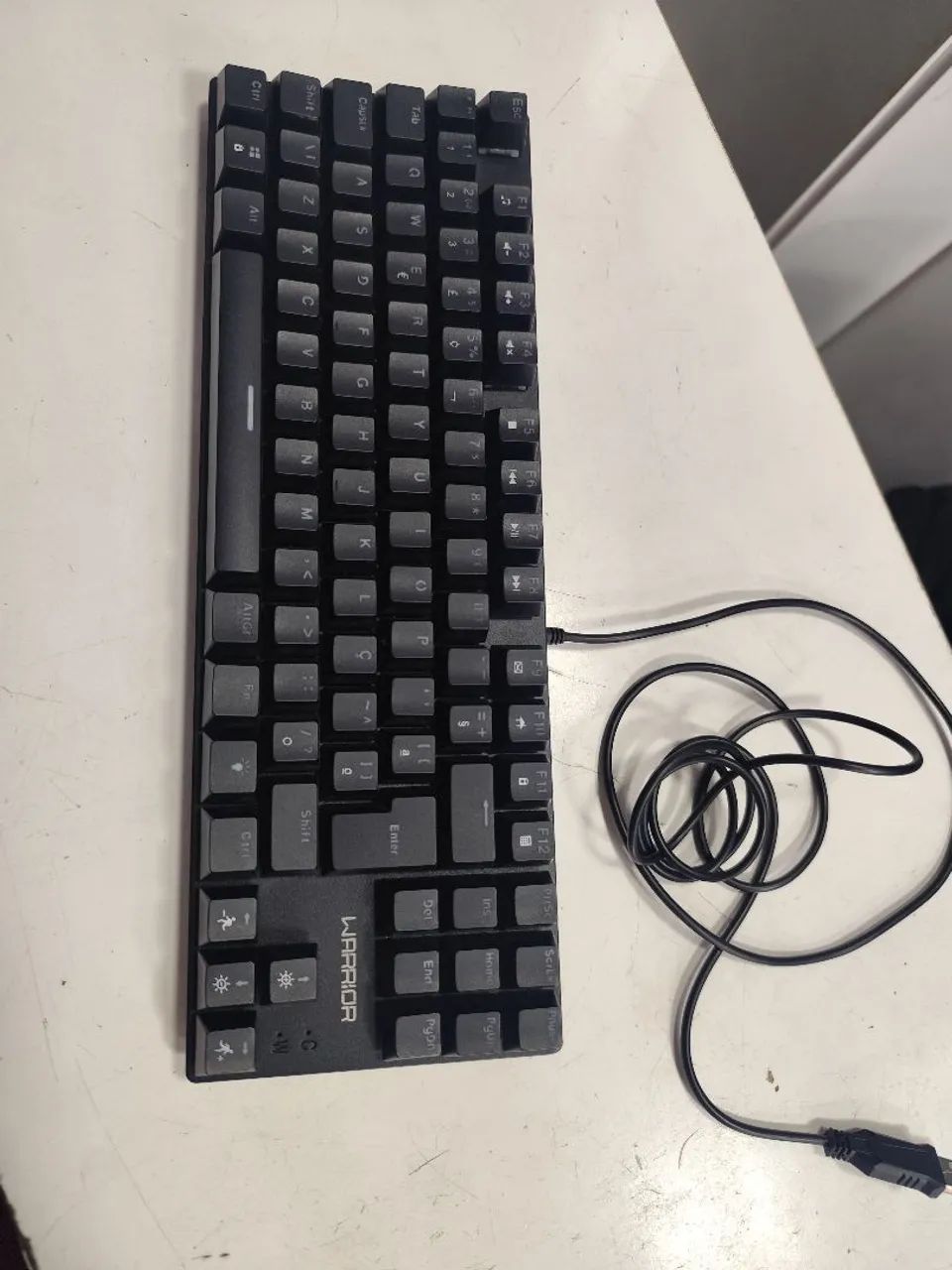 Teclado gamer Warriors swith azul