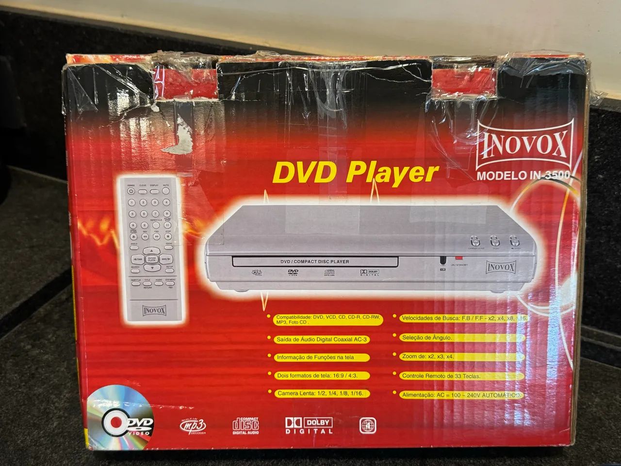 DVD player Inovox DN 3500 novo na cx - Foto 2