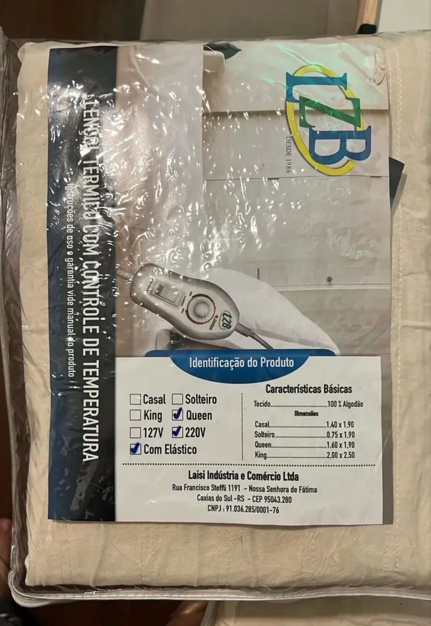 Lençol térmico - QUEEN 220v