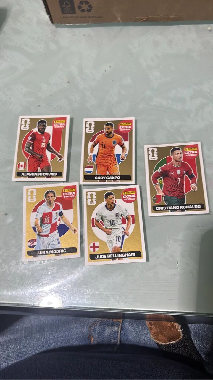 Figurinhas Legend da copa 2026