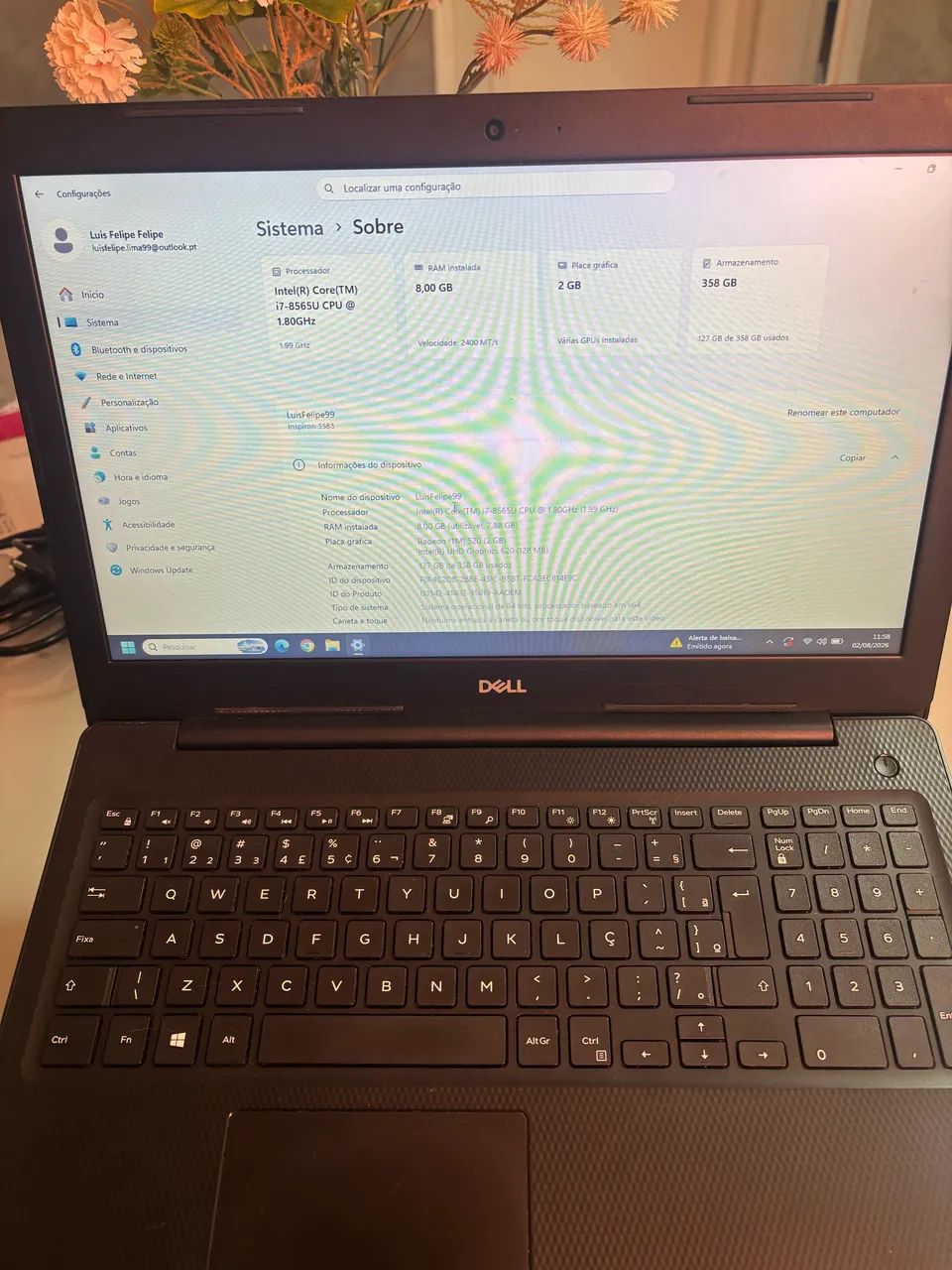 Notebook dell I7 - Foto 3