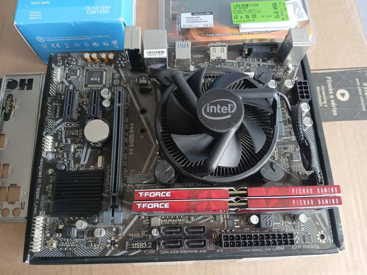 Kit DDR4 I3 H410m 16gb - Foto 2