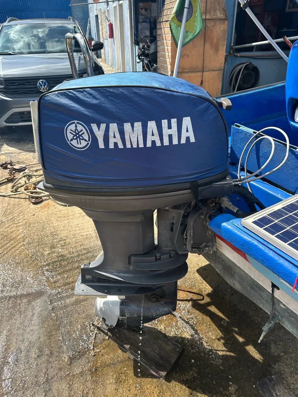Motor popa Yamaha 40hp dois tempos com comando