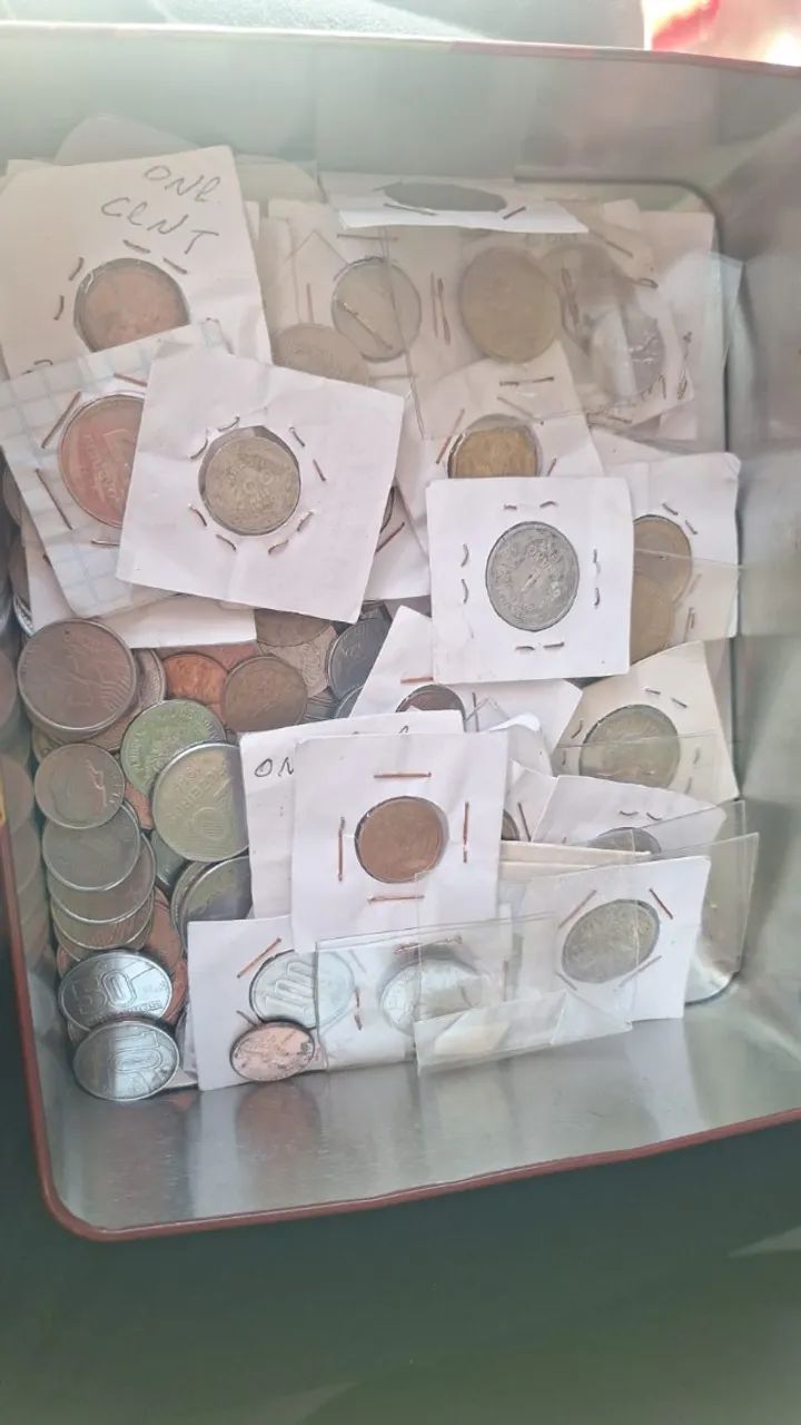 Moedas antigas numismática 