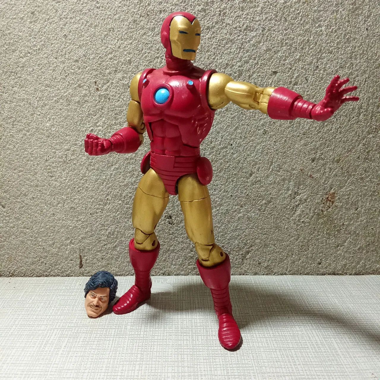 Iron Man pintura custom Marvel legends. - Foto 3