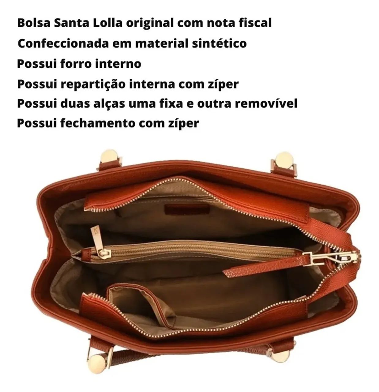 Bolsa Santa Lolla, nova, com etiqueta. - Foto 3