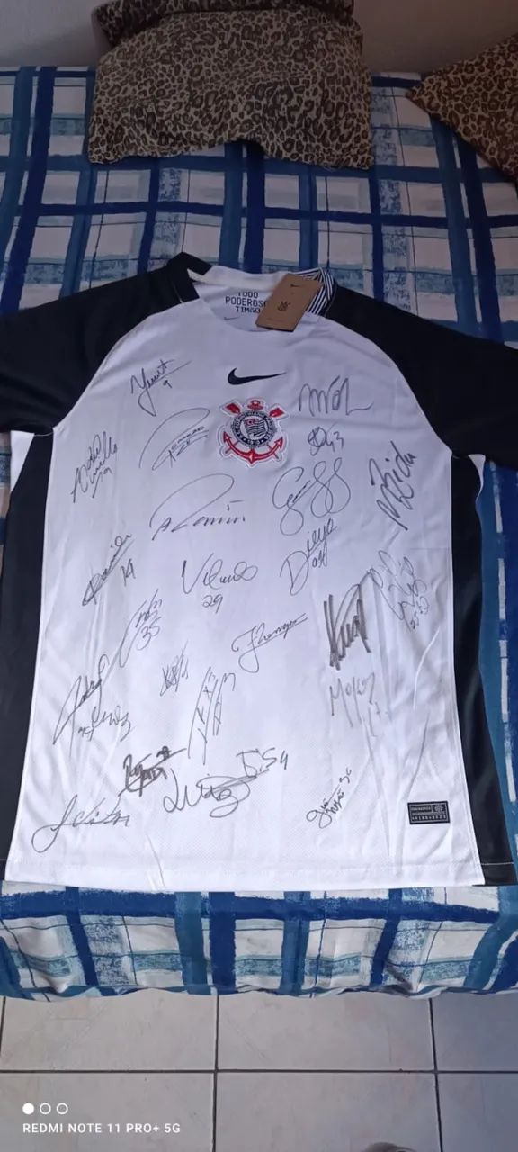 Camiseta Corinthians Autografada - Foto 3