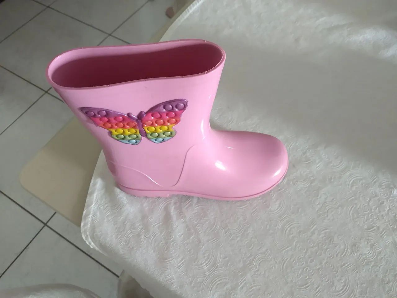 Bota Rosa Infantil  - Foto 2
