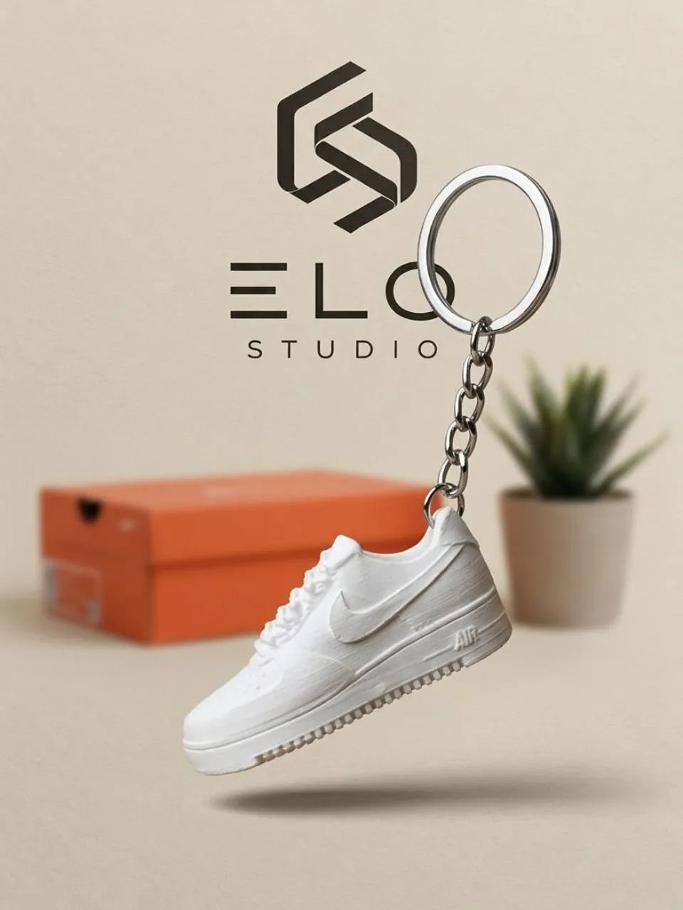 Sapato Nike chaveiro 3D