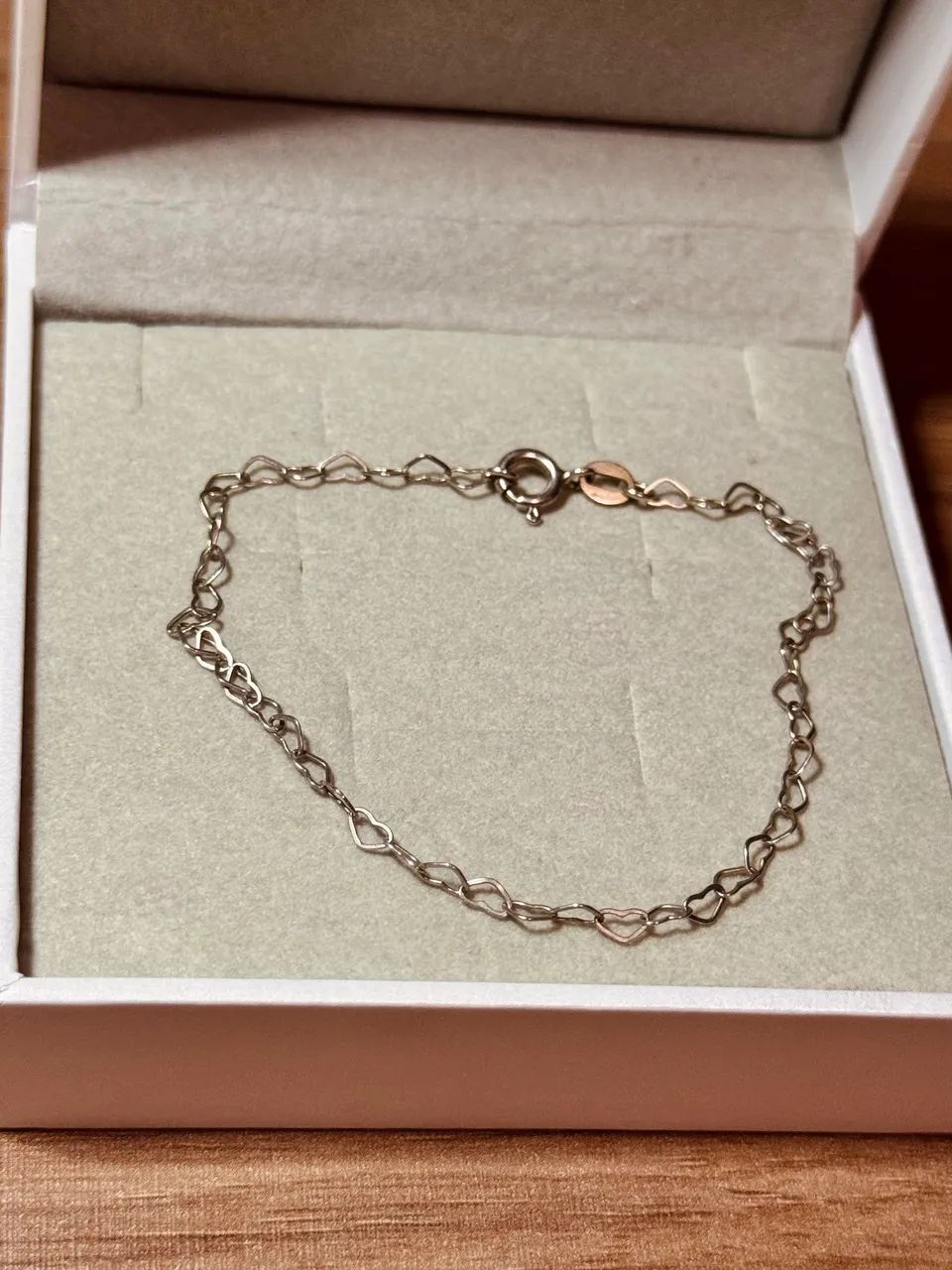 Pulseira Corações Prata 925