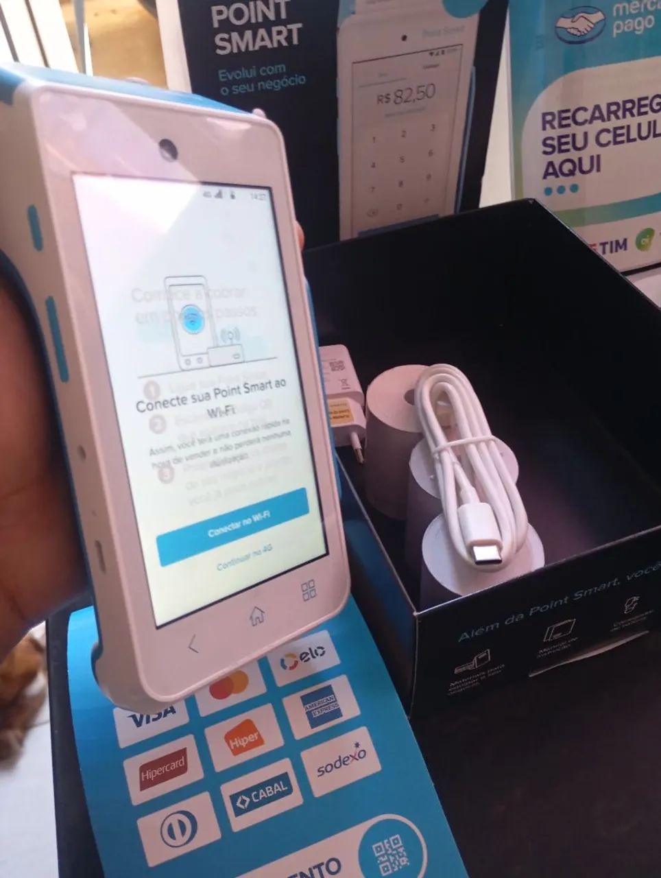 Maquininha de Cartão Mercado Pago Smart Digital Nova  - Foto 3