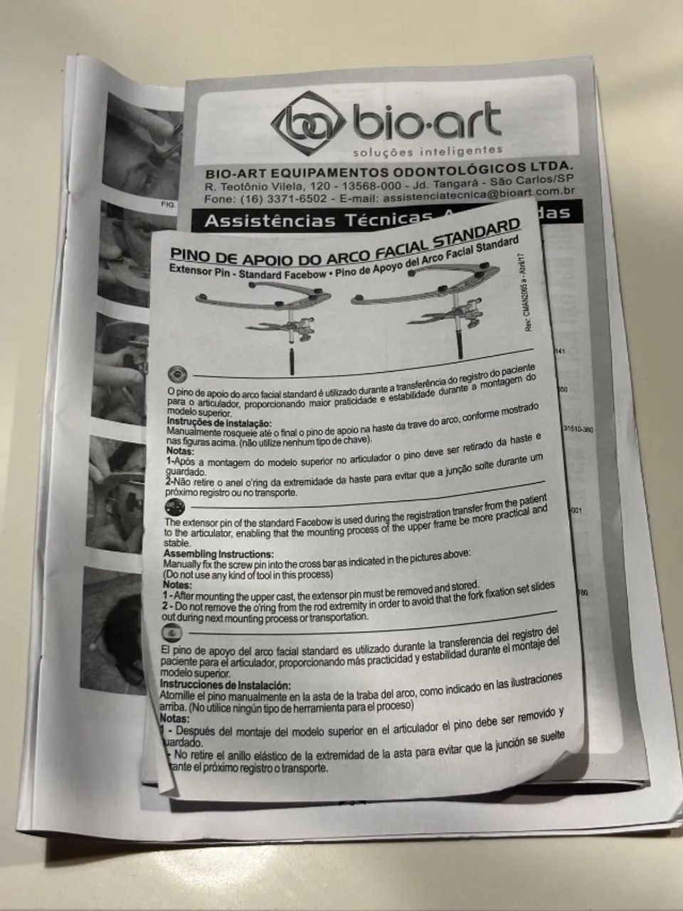  Articulador Semi Ajustável A7 Plus Com Arco e caixa Bioart - Foto 4
