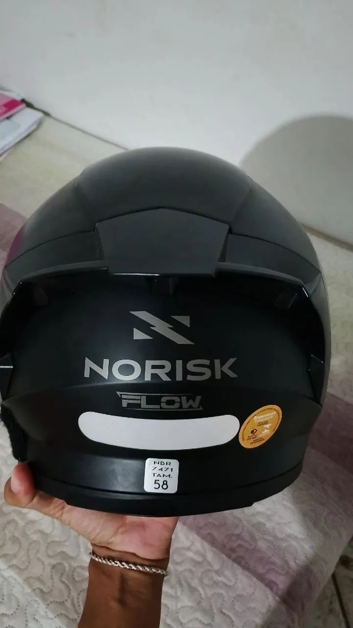 Capacete Norisk n58 NOVO - Foto 2