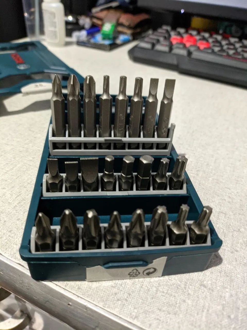 Kit de pontas para parafusar Bosch com 25 peças - Foto 5