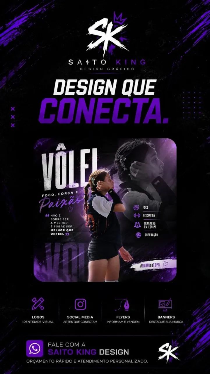 DESING GRÁFICO PROFISSIONAL | SAITO KING - Foto 2