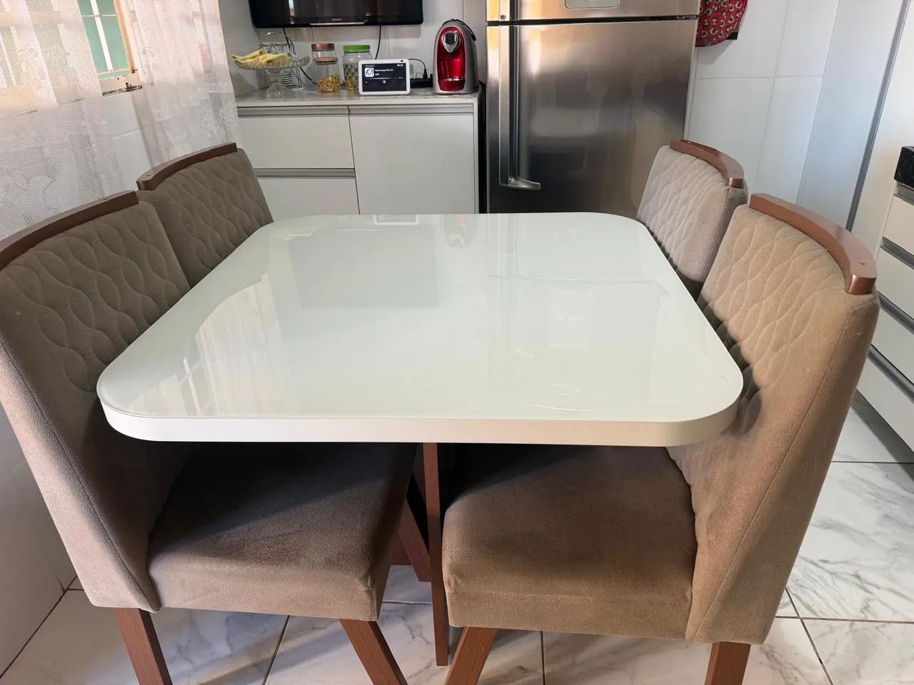 Mesa jantar 4 cadeiras  - Foto 2