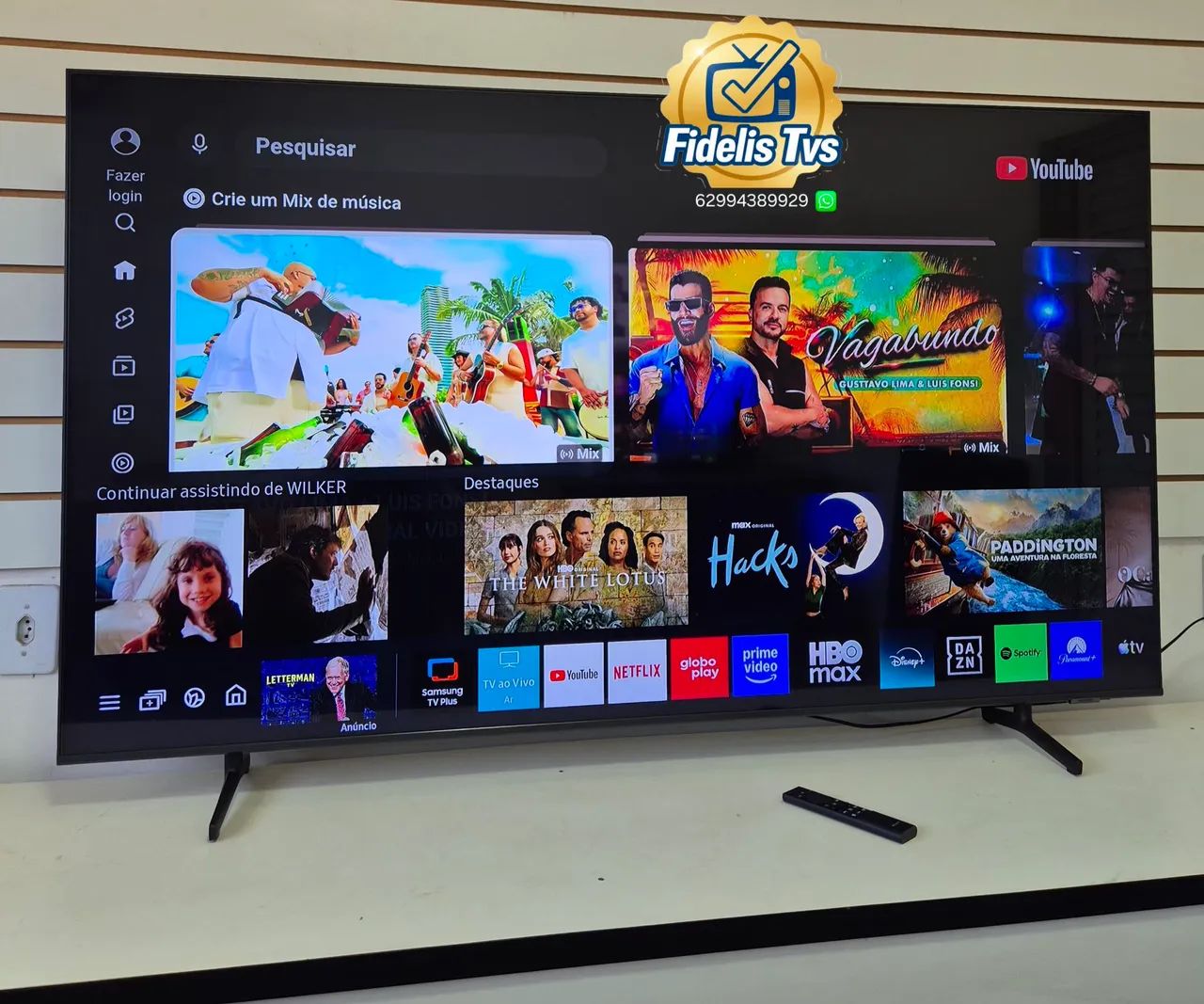 65 SAMSUNG SMART WIFI COMPLETA 4K - Foto 3