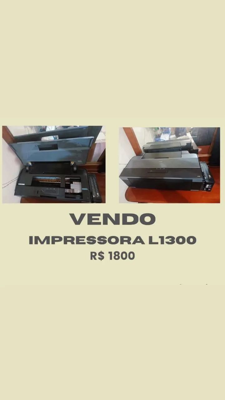 Impressora Epson l1300 A3 sublimadica