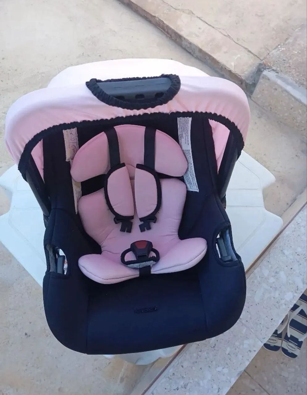 Bebê conforto rosa - Foto 3