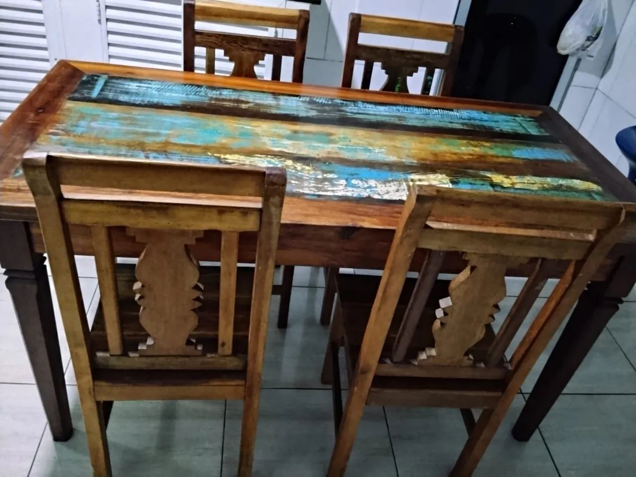 Mesa madeira demolição  - Foto 2