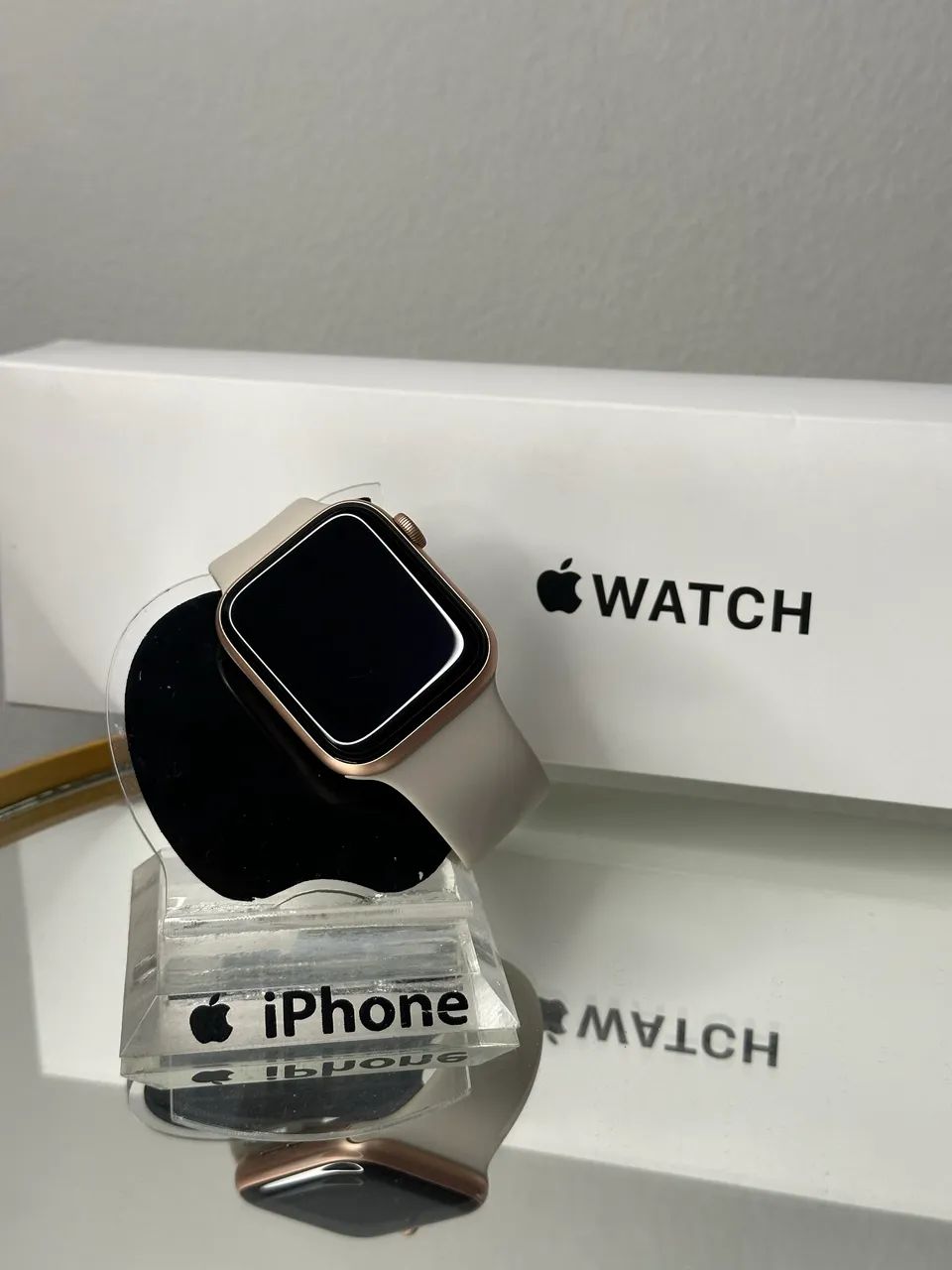 Apple Watch SE 44mm Gold Semi Novo!!