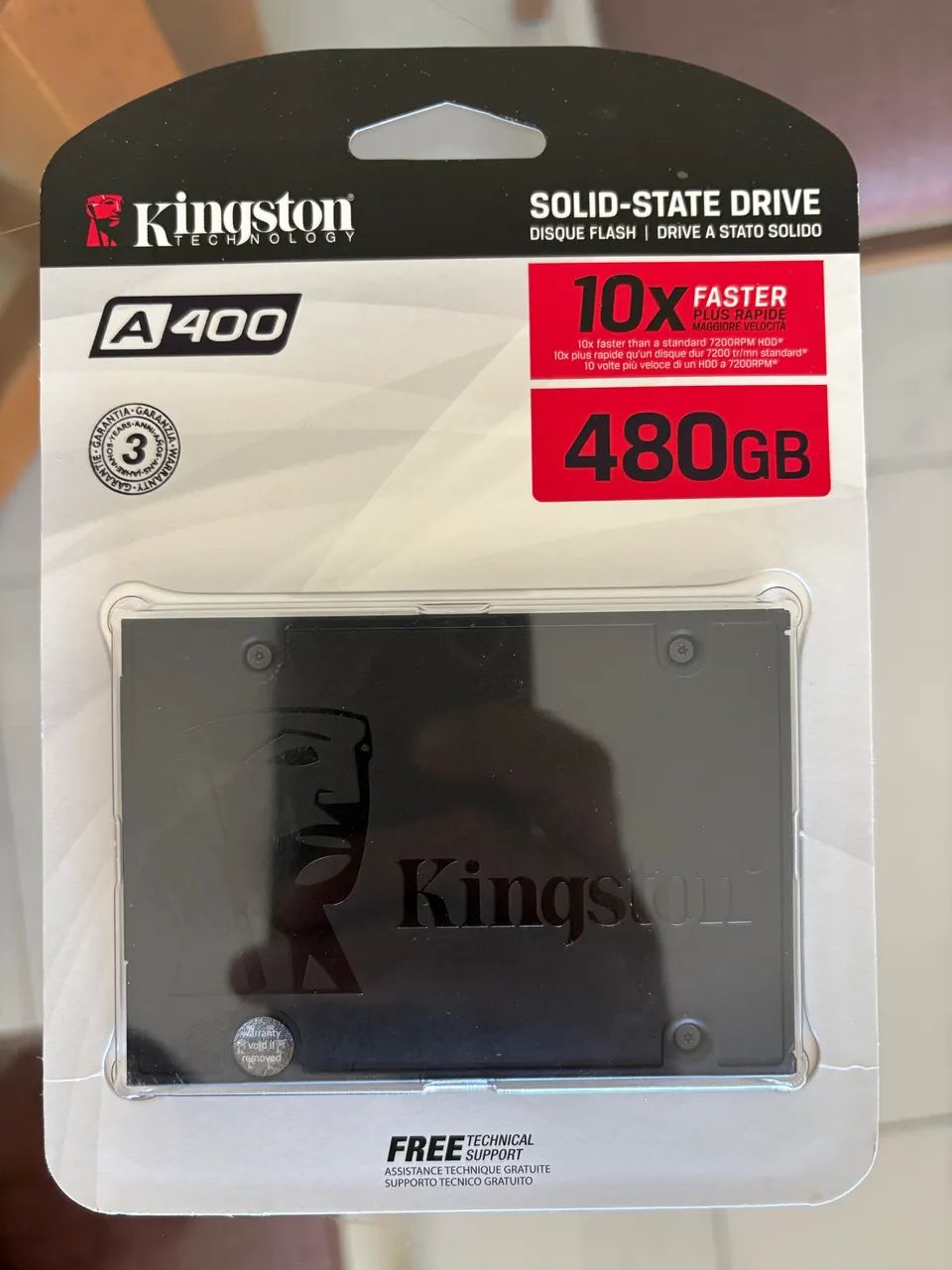 SSD A400 480Gb Kingston