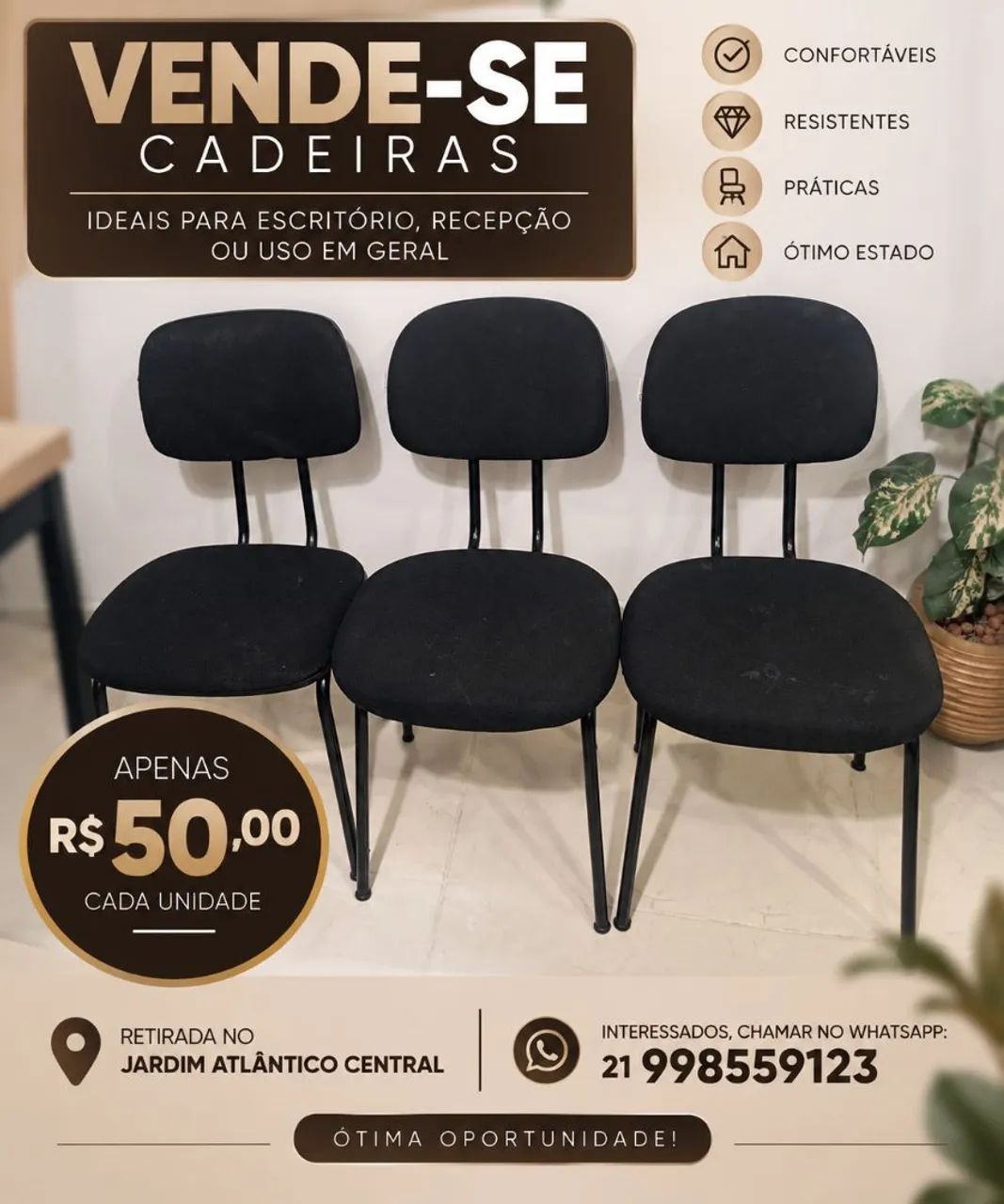 Cadeiras de escritório 