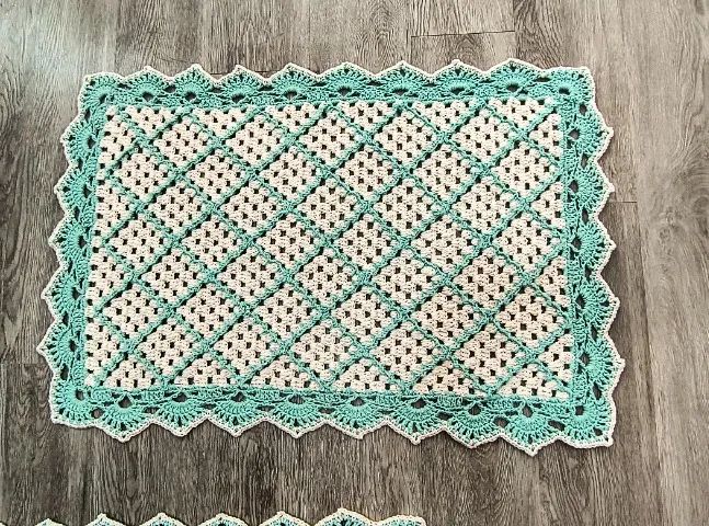 Kit passadeira para cozinha com 3 peças verde água - Foto 4