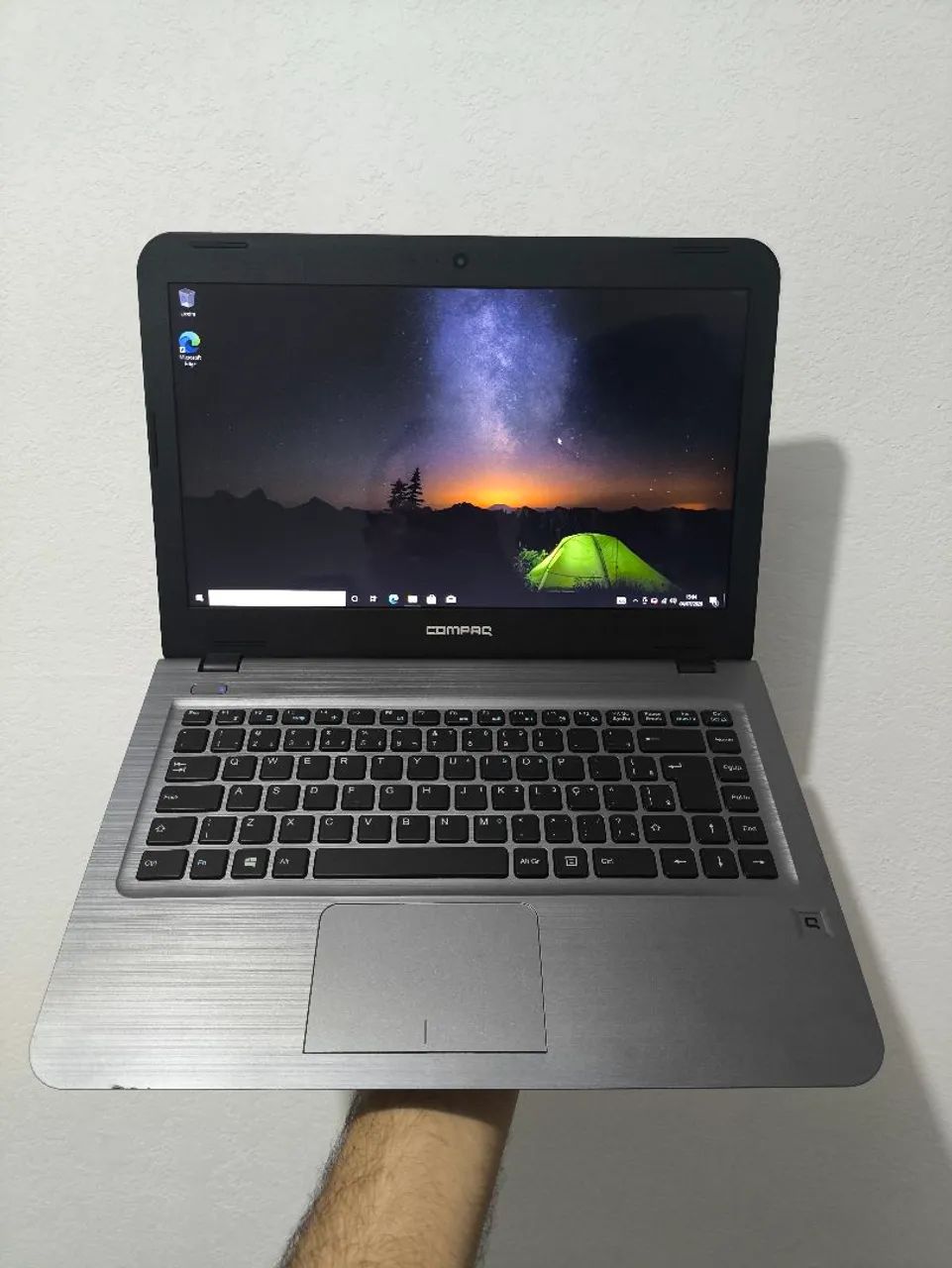 Notebook Compaq com 128 gb SSD + 8GB super novo !
