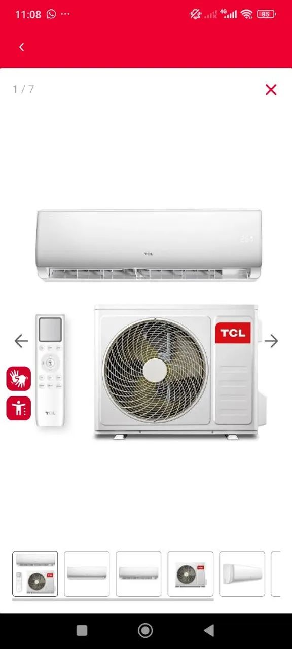 Ar Condicionado TCL 9BTUS split frio