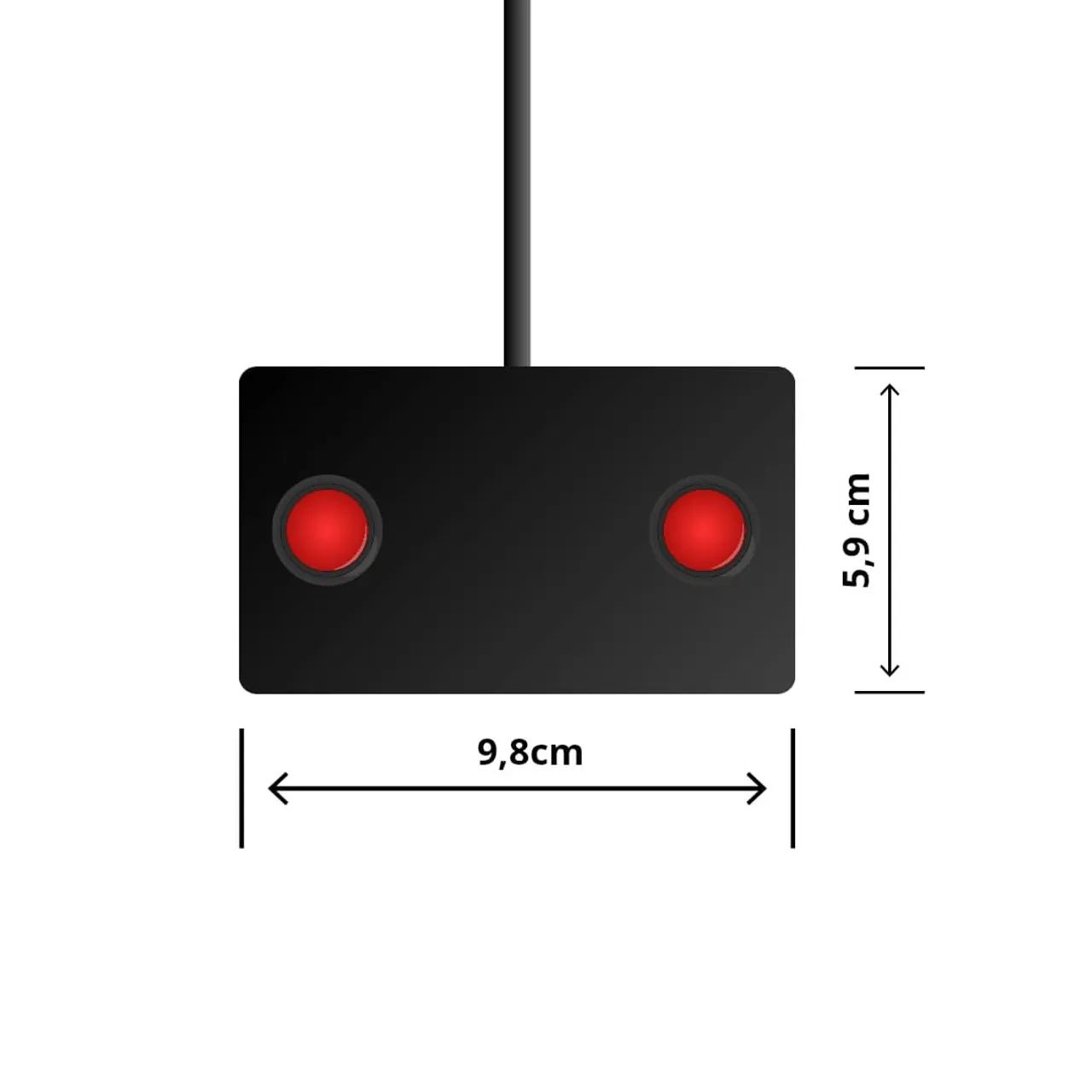 Pedal Footswitch para Pedaleiras - Foto 3