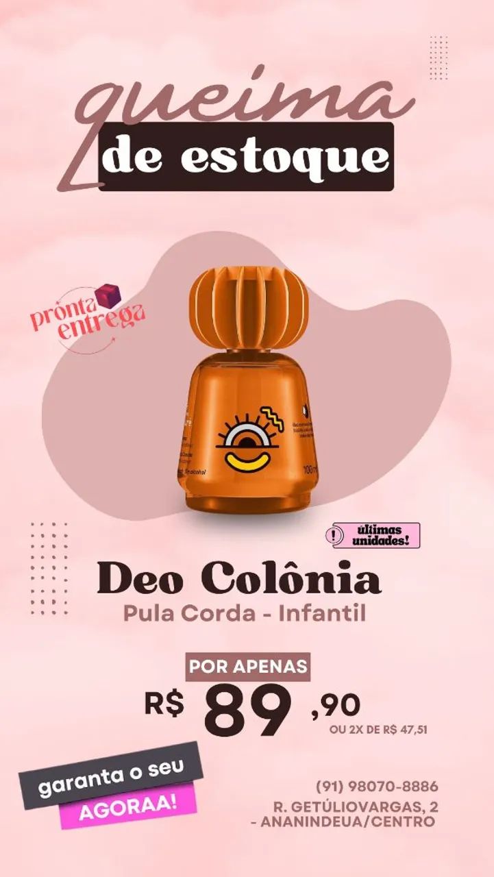 PERFUMARIA NATURA - INFANTIL 