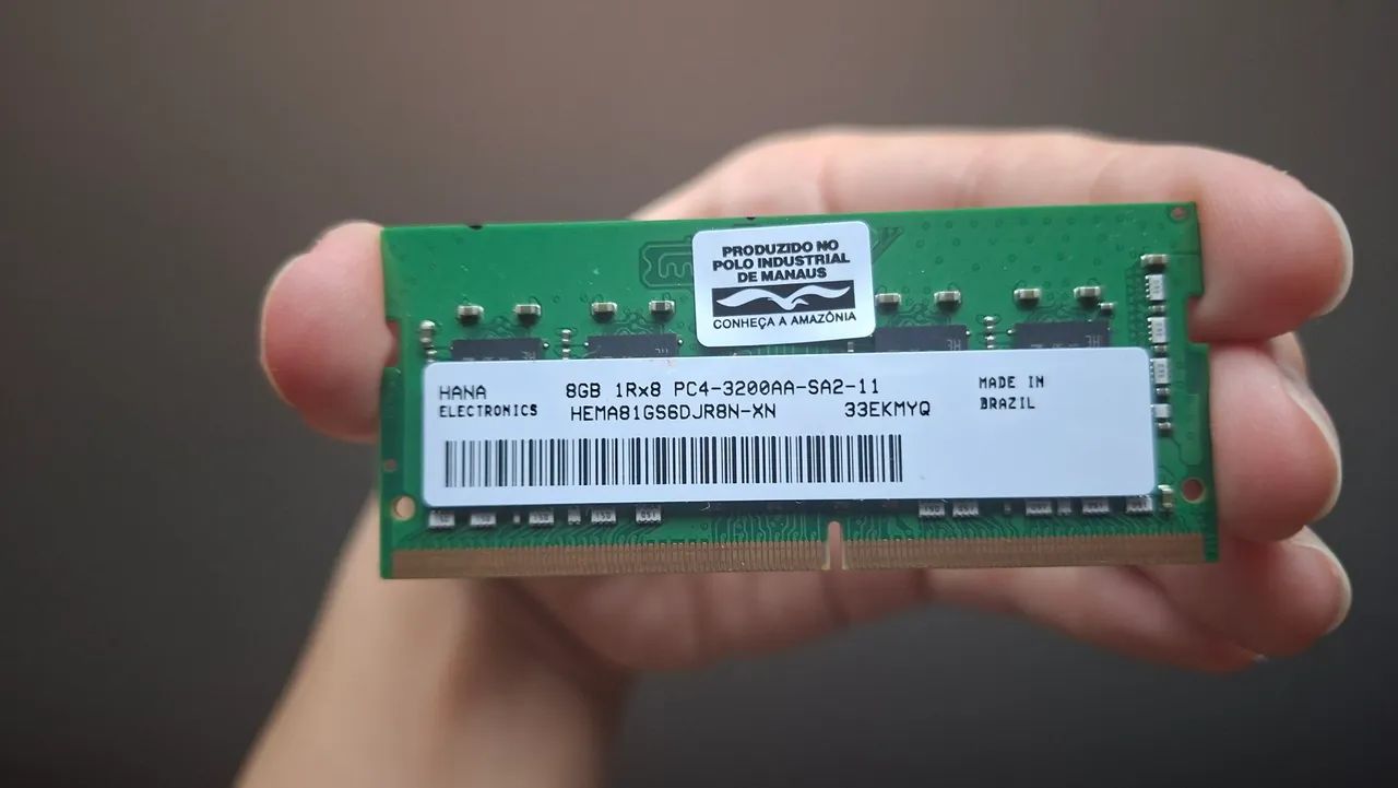 Memoria RAM 8 gb 3200hz 
