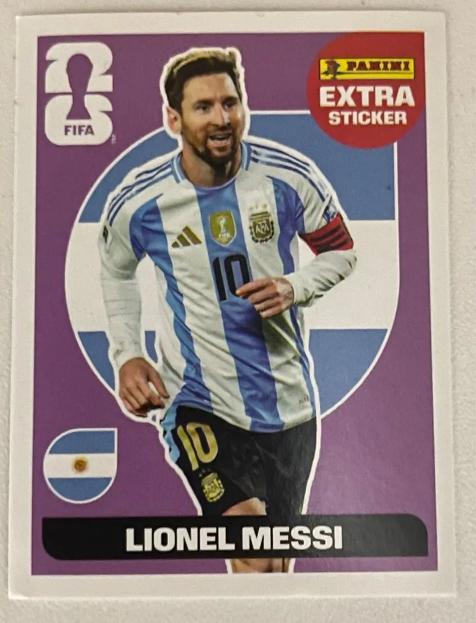 Figurinha especial Messi
