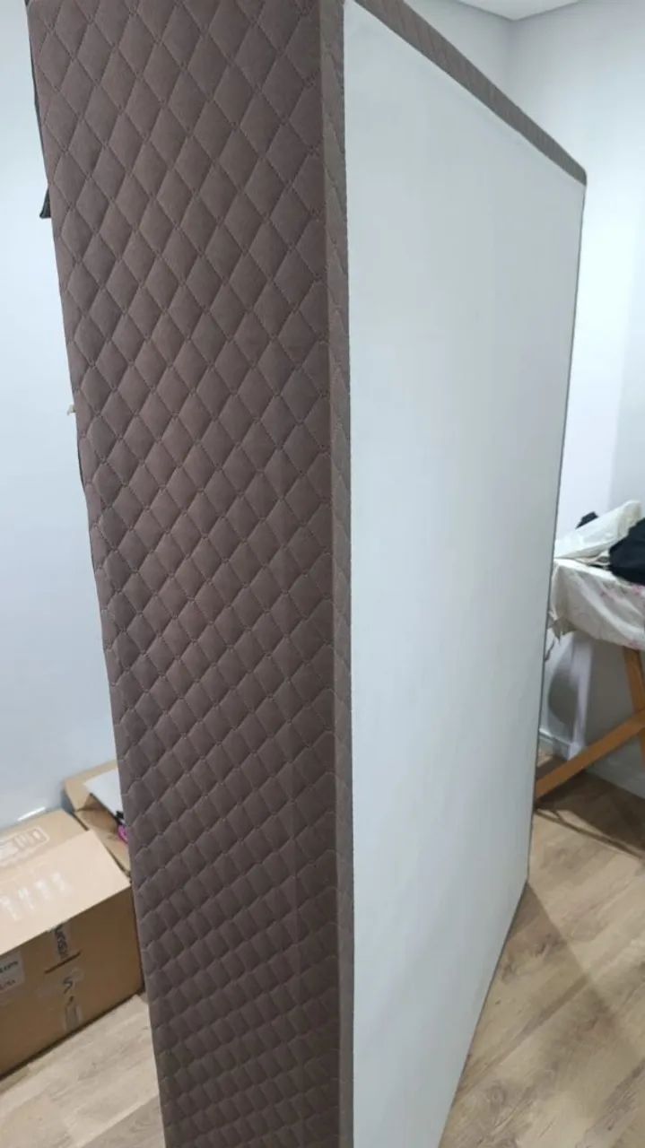 Cama box casal com colchão de molas casal 