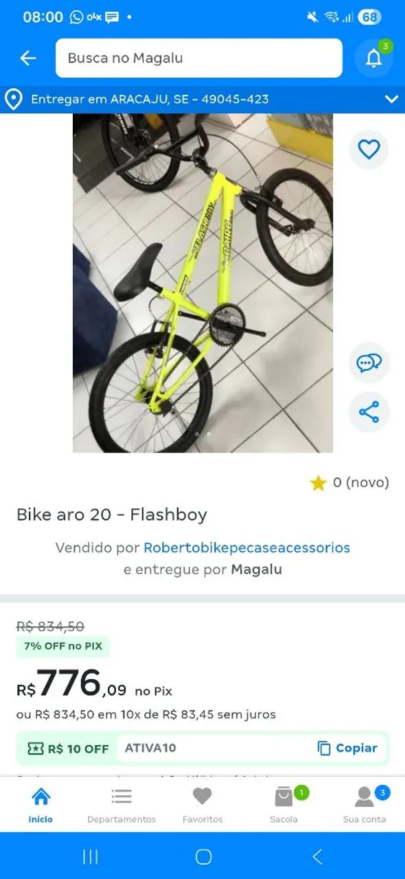 Vendo Bicicleta Aro 20 - Foto 4