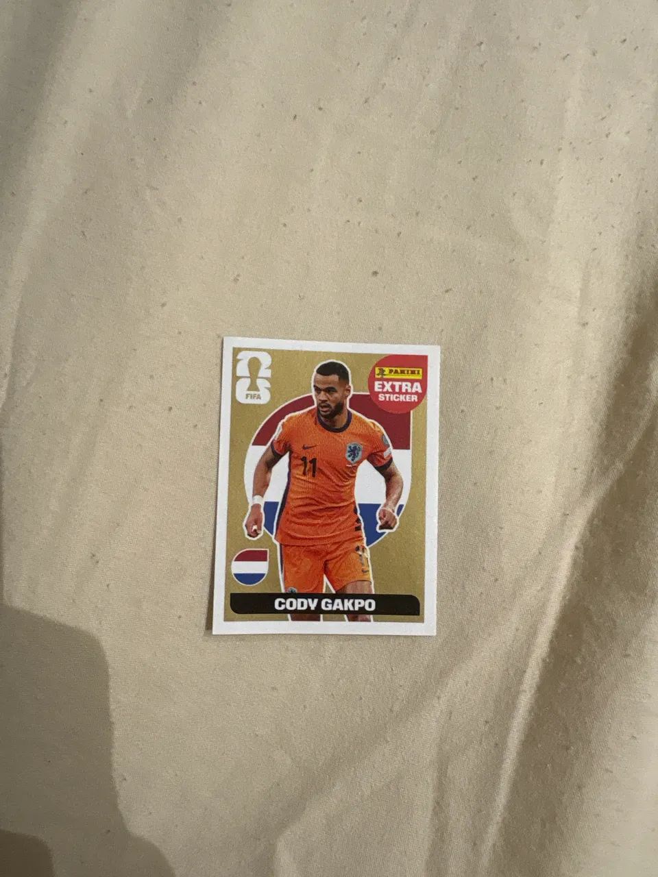 Figurinha gakpo de ouro 
