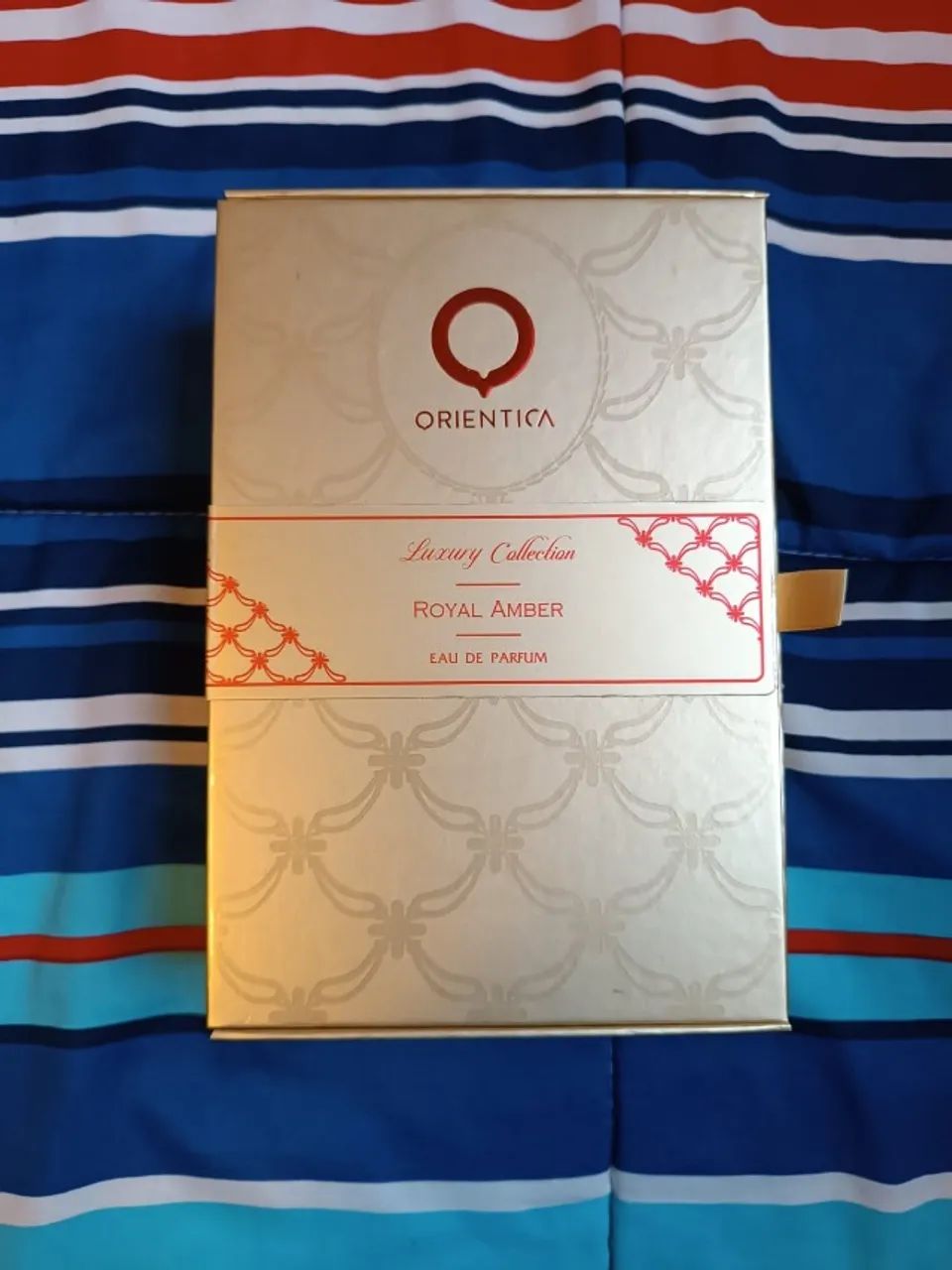 Caixa de perfume Orientica Royal Amber vazia
