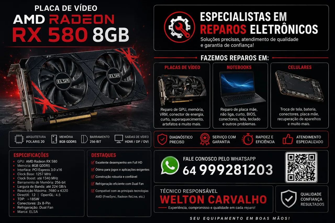 Reparos em placas de vídeo. - Foto 2