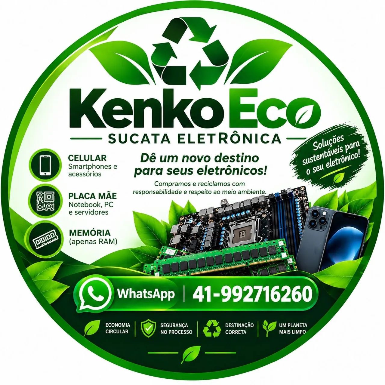 Compramos sucata eletrônica 