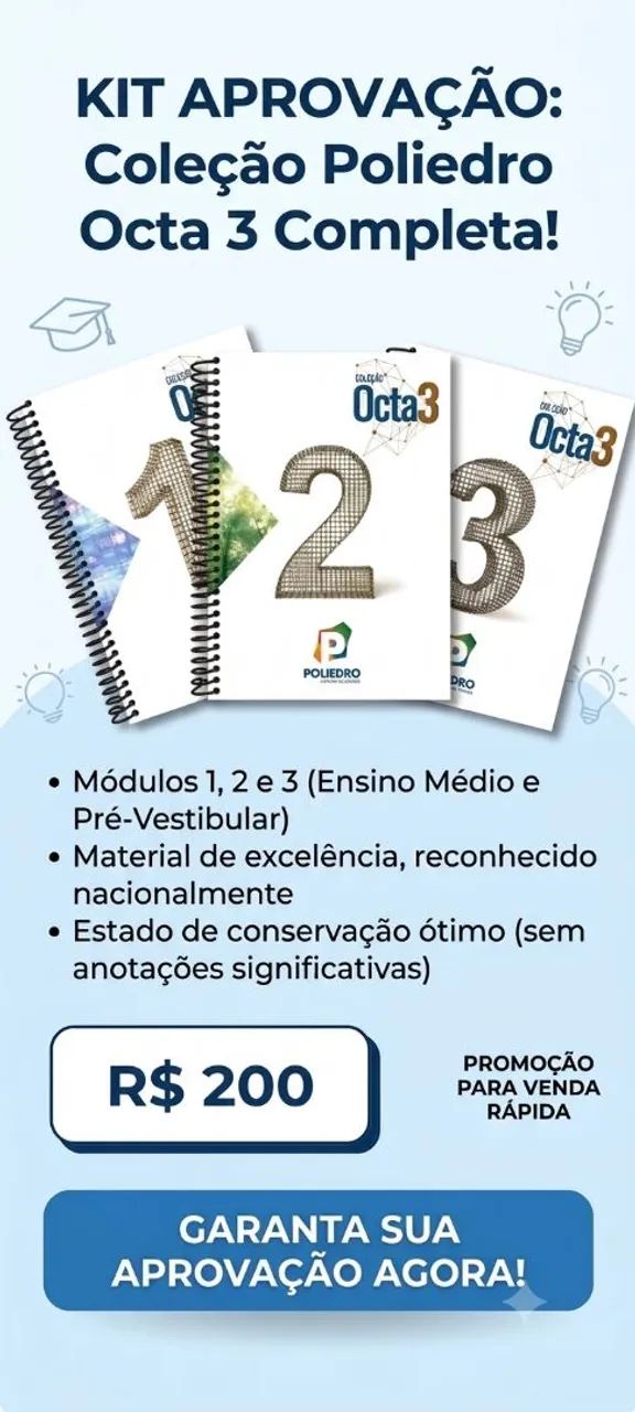 Apostilas preparatórias para Enem Poliedro