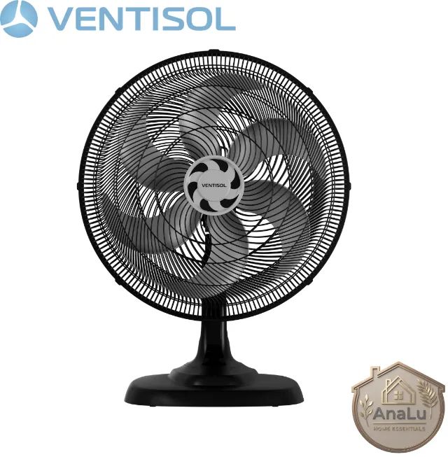 Ventilador Mesa Ventisol 30cm 6 Pas Preto - Foto 2