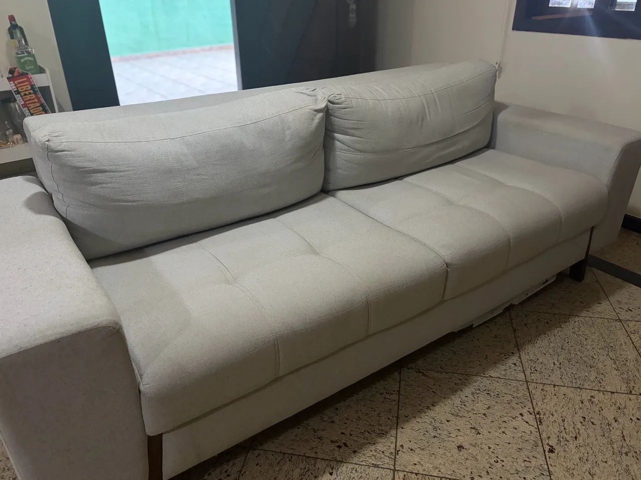 Sofá fixo Cinza claro  - Foto 3
