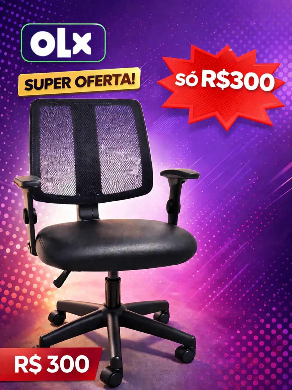 Cadeira de Escritório Cavaletti, seminova, sem uso. Oportunidade preço muito reduzido  - Foto 2