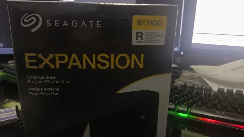 HD Externo Seagate 8TB - NOVO E LACRADO - Foto 2