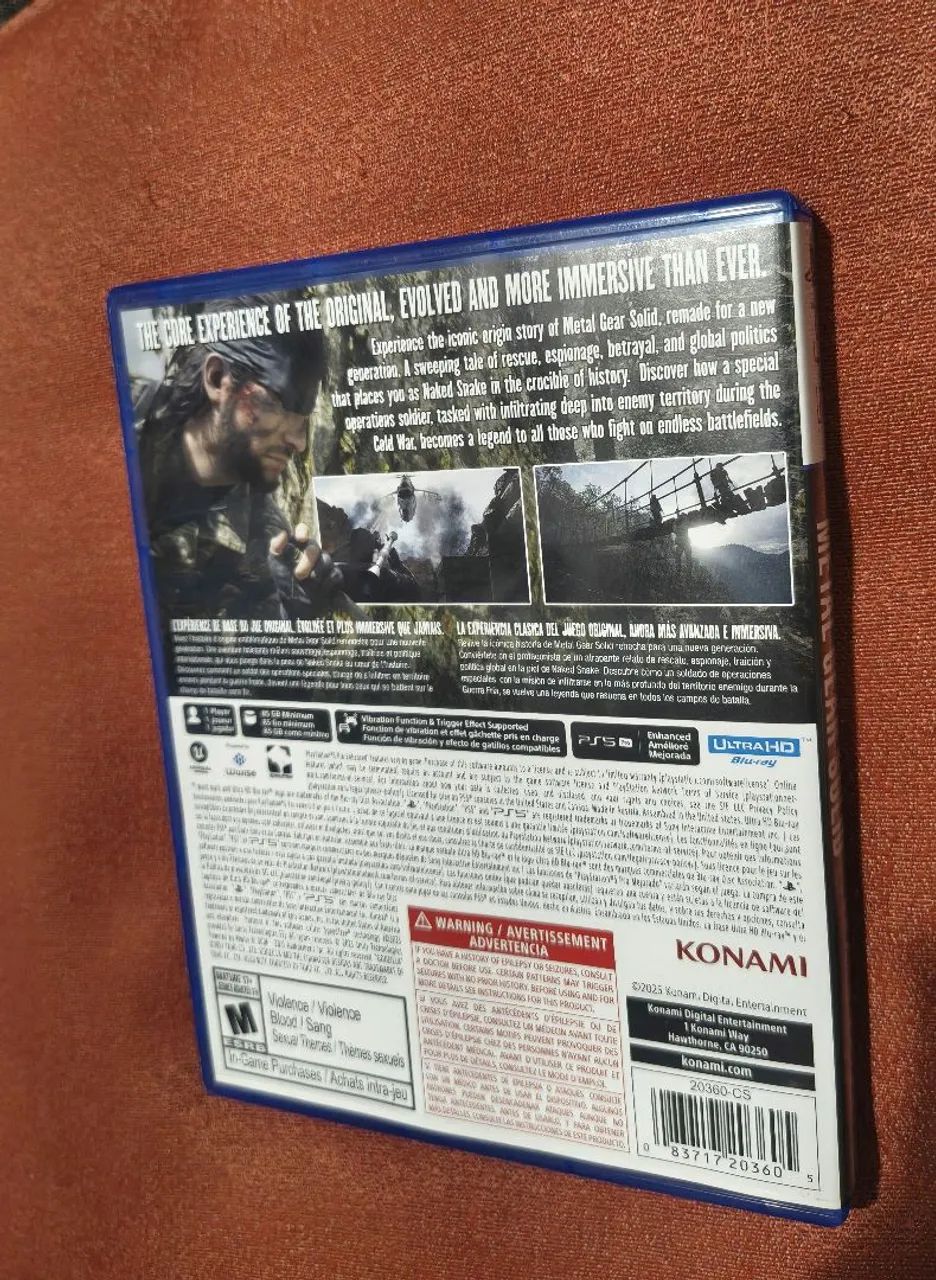 metal gear solid snake Ester ps5 troca  - Foto 2