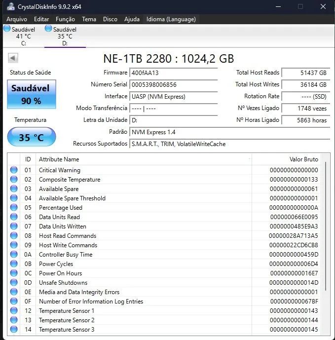 SSD 1TB NVME KingSpec - Foto 3