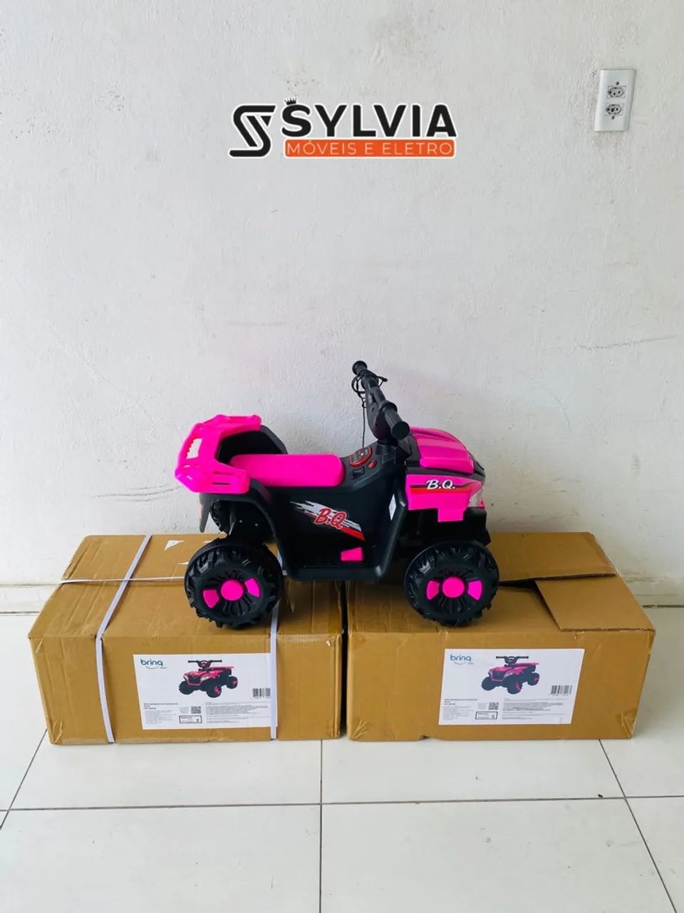 Mini quadriciclo rosa elétrico  - Foto 5
