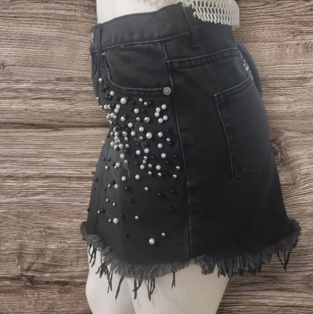 Saia jeans nova com etiqueta  - Foto 2