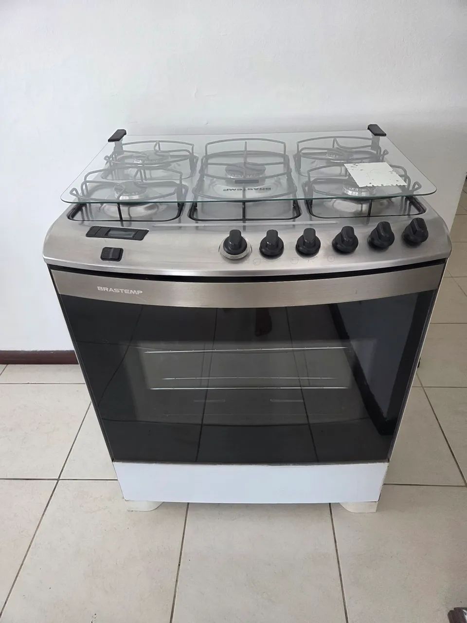 Fogão Brastemp Ative 5 Bocas acendimento Automático e com Timer 96L - Inox - Bivolt